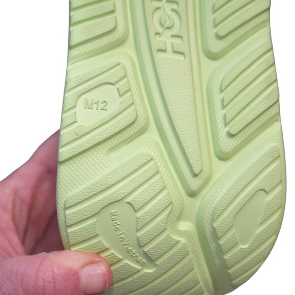 HOKA Ora Recovery Slide 3 Mens Size 12 Womens 14 Aqua/Celery Juice NWT - Picture 8 of 9